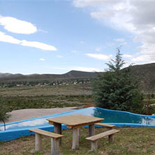 Pileta en Potrerillos con vista a la montaña en El Pinar en La Ventana